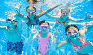 Eco friendly clean swimming pool facility for residents